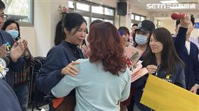 華江里長洪佳君暗示被害人警政關係良好。（圖／記者楊忠翰攝影）