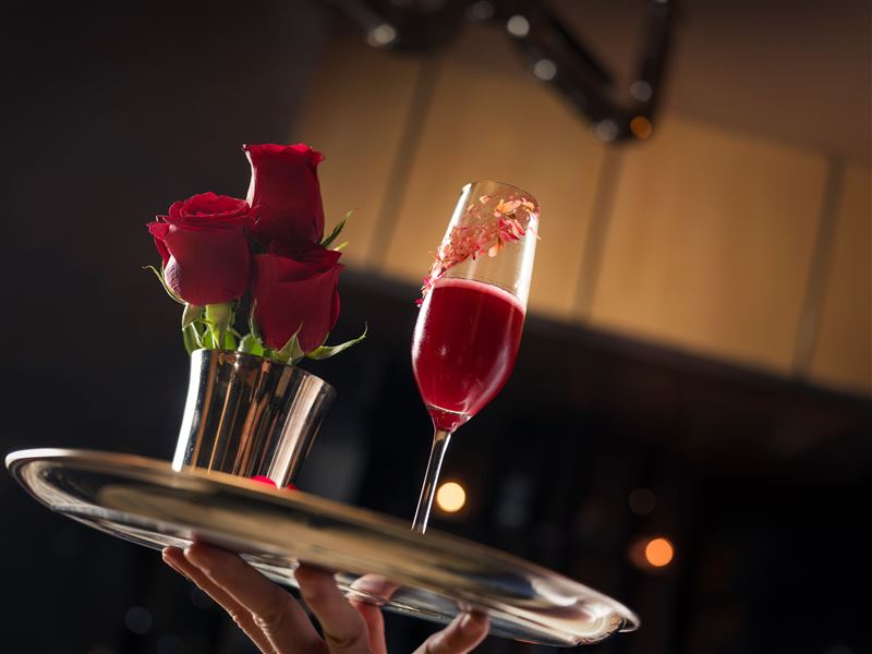 文華東方情人節氛圍濃厚。（圖／文華東方提供）