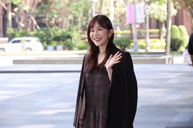 王宇婕獨自前來。（圖／記者鄭孟晃攝影）