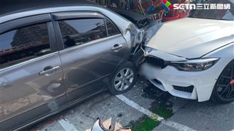 BMW撞成團9機車倒一排…揪出闖禍駕駛酒駕