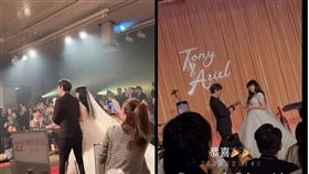 孫協志跟夏宇童交換婚戒。（圖／翻攝自IG）