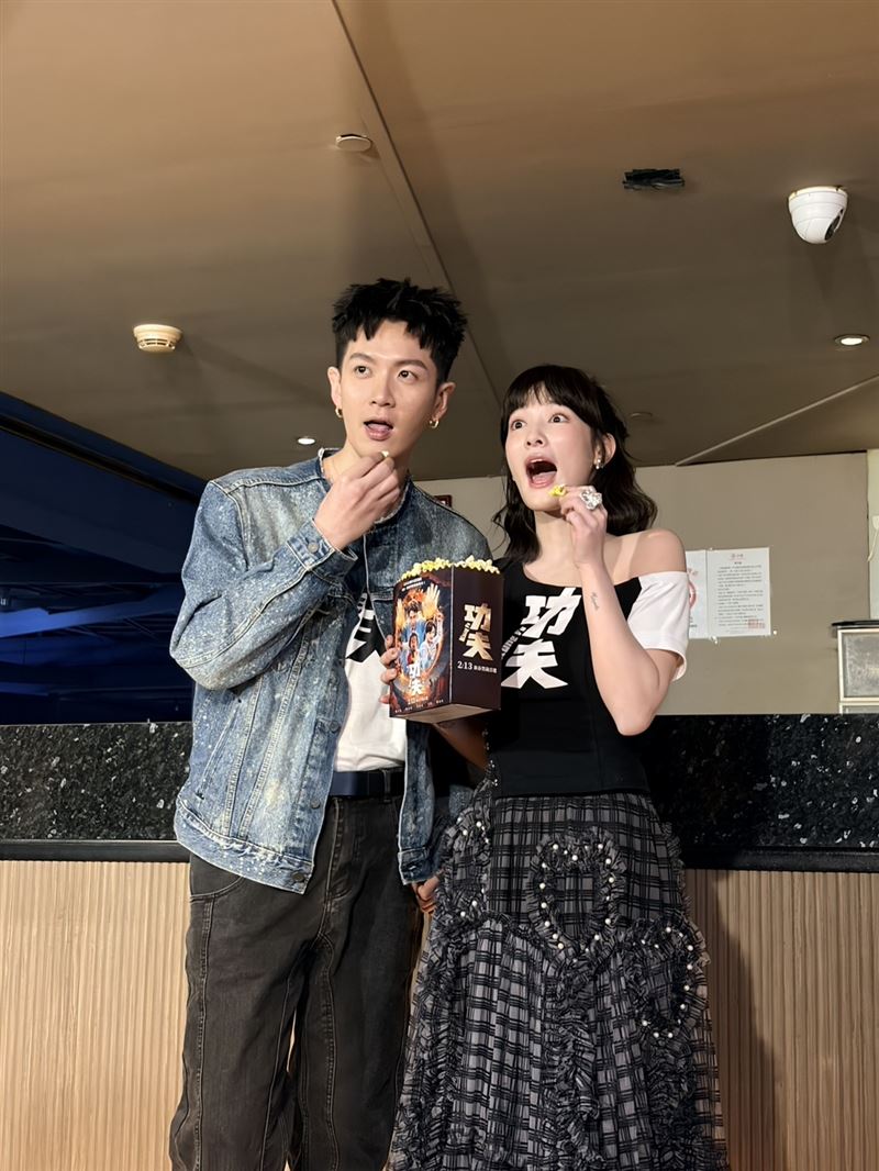 柯震東、王淨推薦情人節看《功夫》。（圖／記者林汝珊攝影）