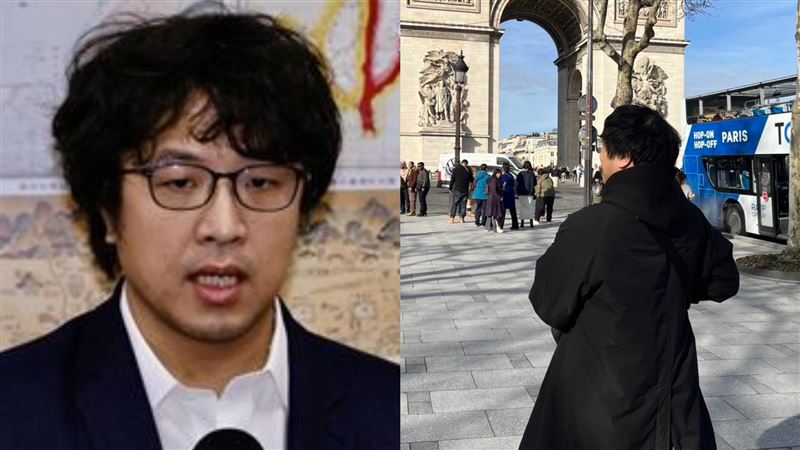 不怕中國威脅!沈伯洋赴法國完成外交任務