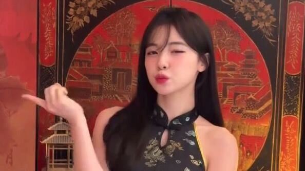 李多慧回韓過年　旗袍熱舞嬌喊台灣粉絲