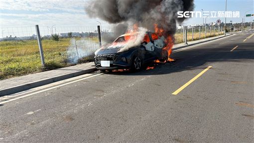 新／台南轎車成火球　他除夕前燒成焦屍