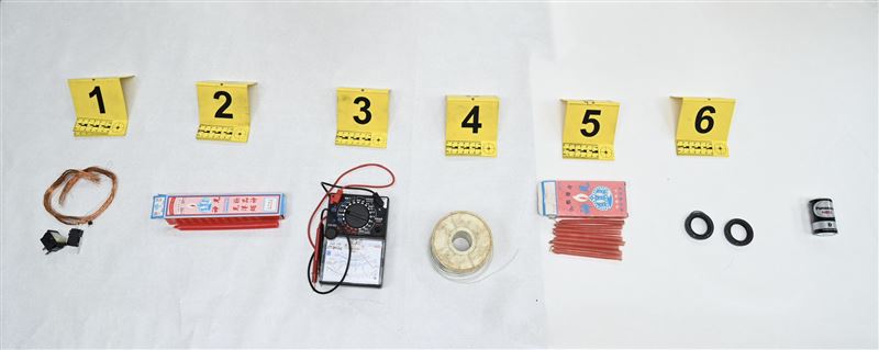 警方查獲的證物。（圖／翻攝畫面）