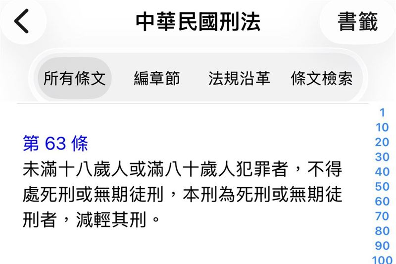 林智群律師直言，未成年人不能判死刑、無期徒刑，有期徒刑上限就是15年。（圖／翻攝自林智群律師粉絲團）