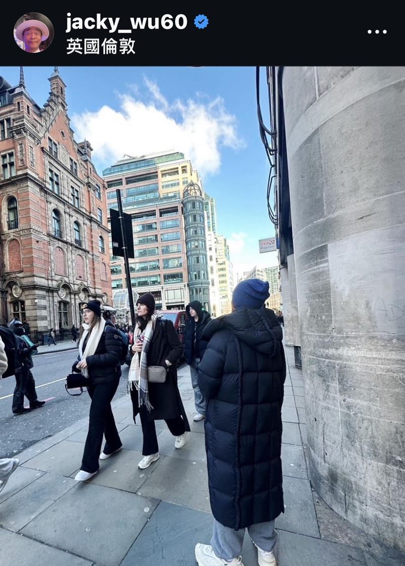 吳宗憲去英國倫敦玩。(圖/翻攝自吳宗憲IG)