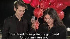 一名德國男子為女友準備了驚喜。（圖／翻攝自IG @hyoga.x）