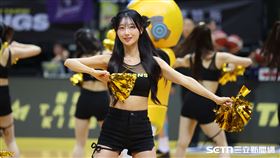 TPBL例行賽，新北國王啦啦隊韓籍成員李貞潤。（圖／記者劉彥池攝影）