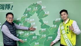 民進黨資深議員陳永福宣布不再連任，交棒兒子陳韋任。（翻攝自陳韋任臉書）