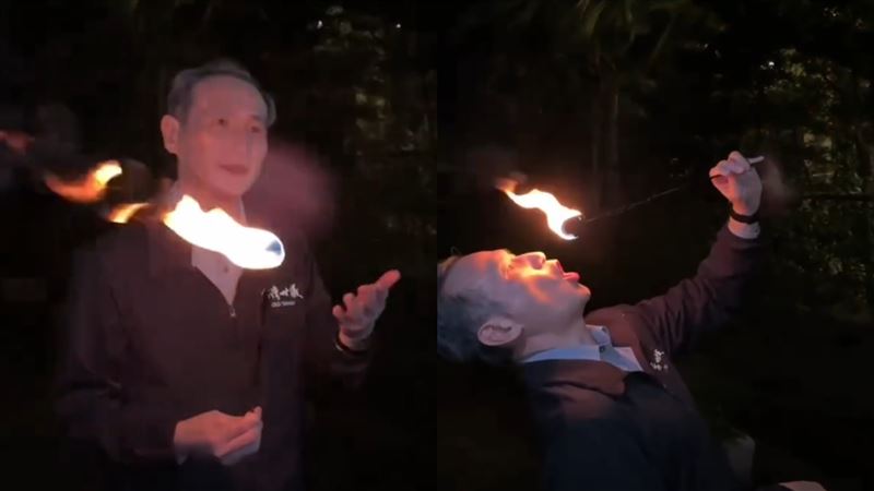 董事長拚了!鄭運鵬尾牙吞火秀:不是AI