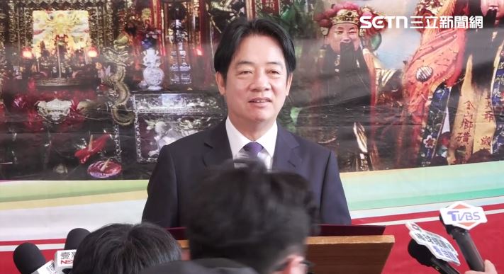 賴清德金山參香後受訪（圖／翻攝畫面）