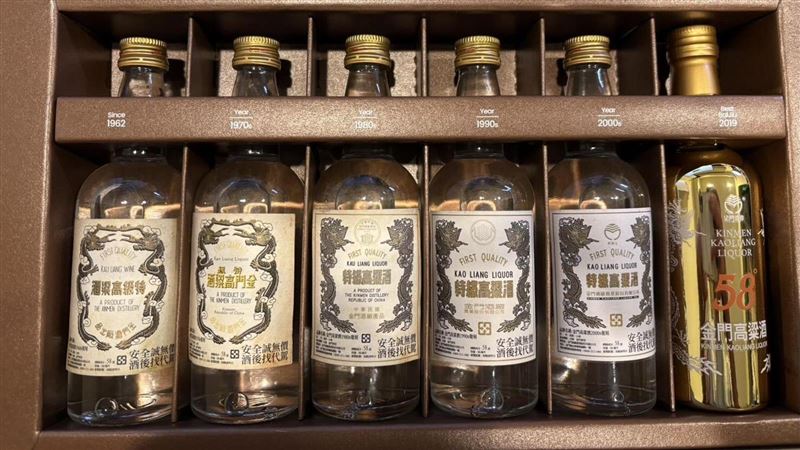 不是印錯!金門高粱酒標反著讀有典故網愣