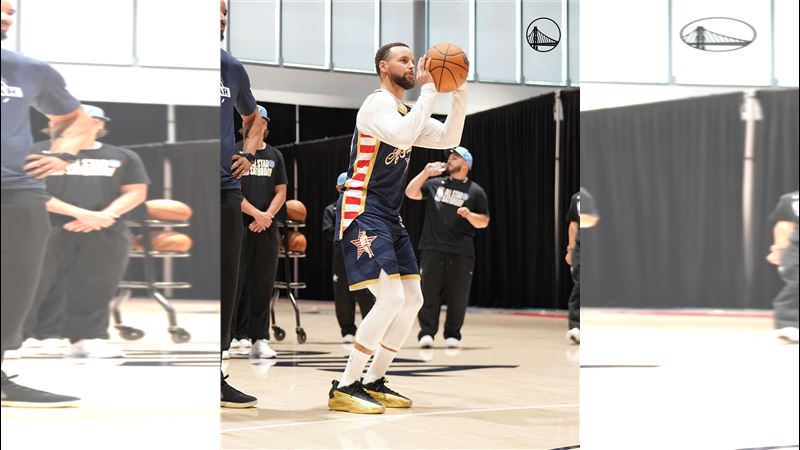 柯瑞（Stephen Curry）宣布明年參加三分球大賽。（圖／翻攝自勇士 X）