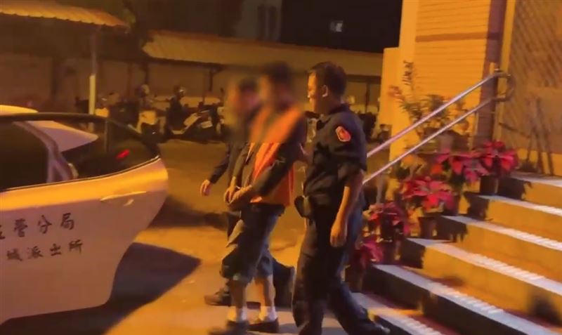 程男訊後依毀損、傷害罪嫌送辦。（圖／翻攝畫面）