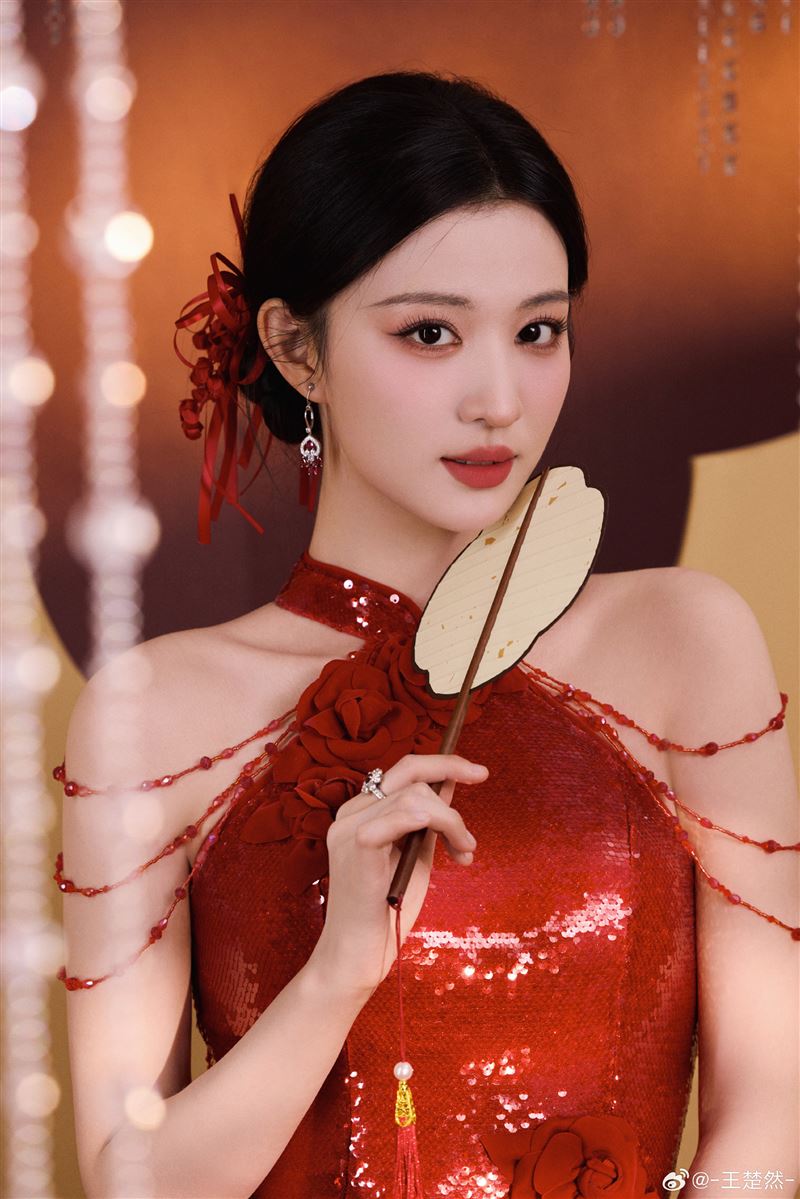 中國女星王楚然。(圖/翻攝自微博)