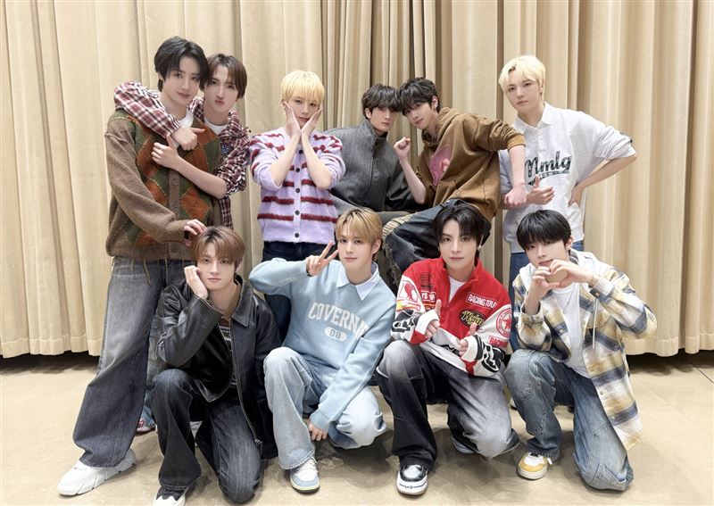 男團xikers去年底來台參加AAA頒獎典禮，拿下「AAA潛力獎」。（圖／翻攝自Ｘ）