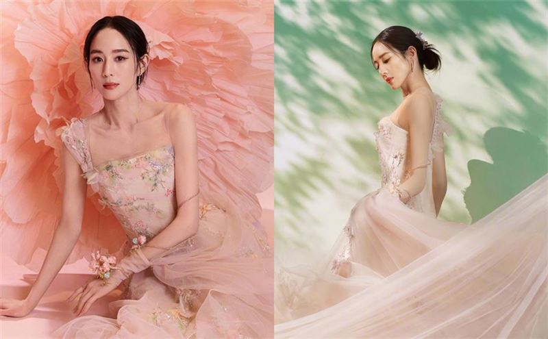 張鈞甯化身超美花仙子，與周慧敏、梁詠琪同台演出。（圖／翻攝自微博）