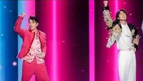 郭富城跟王一博同台。（圖／翻攝自Youtube）