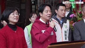 賴清德偕蘇巧慧、王義川「萬里昭靈宮」參香、發放福袋（圖／翻攝畫面）