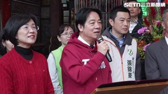大年初一回老家　賴清德新北萬里宮廟參香