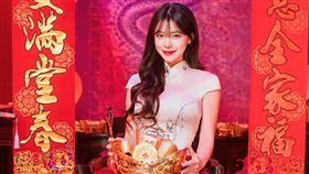 李多慧2023年過年首度曬旗袍照。（圖／翻攝自IG @le_dahye）
