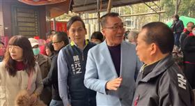 立委葉元之在板橋深丘福德宮同框李四川（圖／翻攝YT葉元之·原汁原味）