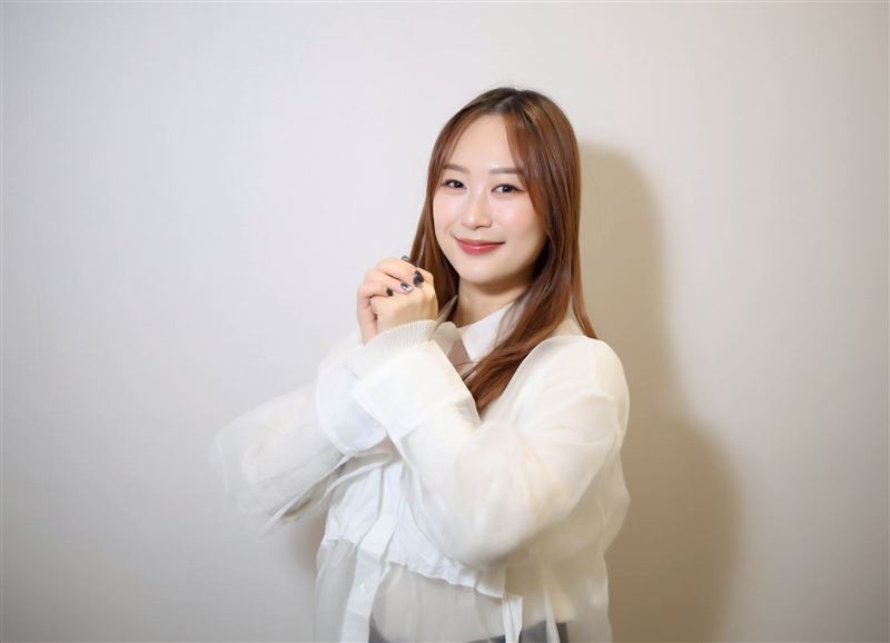 咪蕾今年農曆年跟未婚夫林先生一起在台灣過年。（圖／記者鄭孟晃攝影）