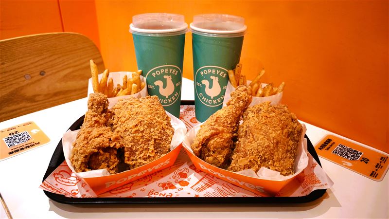 Popeyes開工應援-都是腿爽脆炸雞餐(1套$225+99元多1套)。（圖／品牌業者提供）