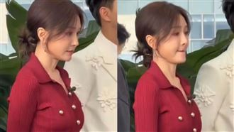 46歲女神見鏡頭立刻收小腹　震撼畫面曝光