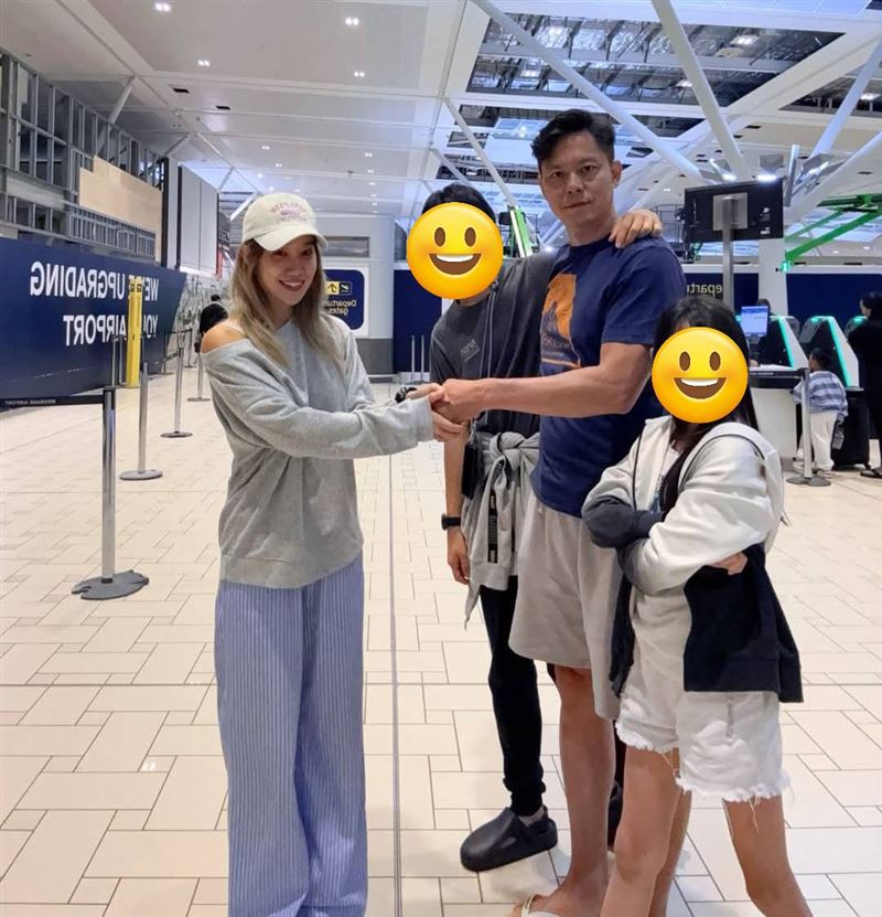 楊皓如將與家人分開兩地生活1個多月。（圖／翻攝自臉書）