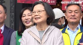 年初一五股賀聖宮蔡英文與蘇巧慧等人參香（圖／翻攝畫面）