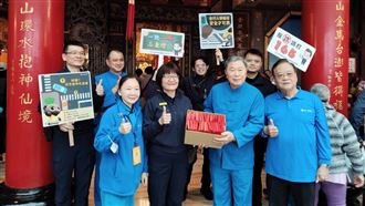 信義警攜手慈惠堂、奉天宮宣導　市民盛讚