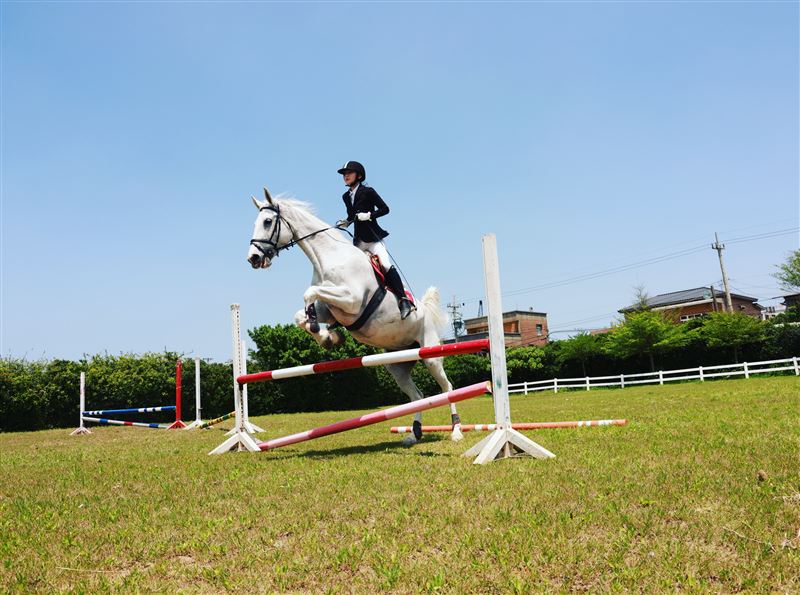 徐千京緊張呈現多年練習成果。（圖／民視提供）