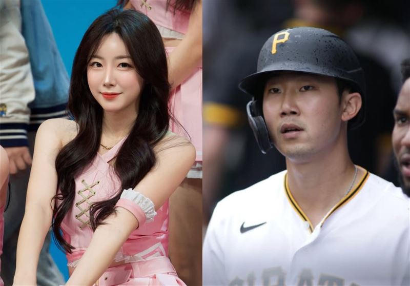 安芝儇（左）曾爆熱戀美職韓籍球星朴孝俊（右）。（圖／翻攝自IG @wlgus2qh、hoy__park）