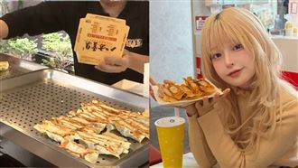 日正妹拍台灣庶民美食　鍋貼店秒變精品店