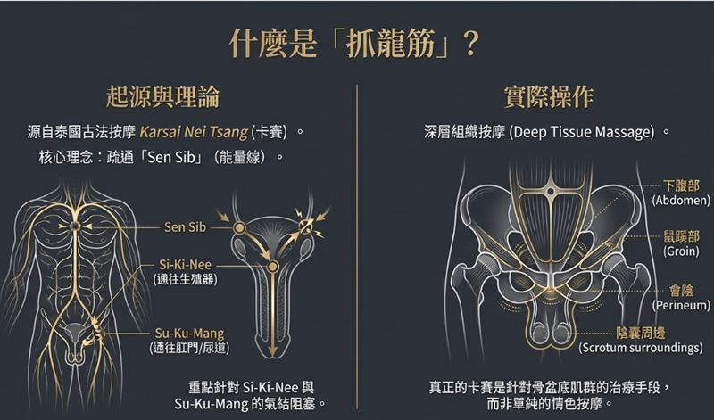 40多歲男子在國外花萬元買「抓龍筋」課程，沒想到「第一次做就痛不欲生」，檢查後發現，攝護腺確診為「慢性攝護腺炎」。（圖／翻攝自泌尿科呂謹亨醫師 - 大亨醫師 臉書）