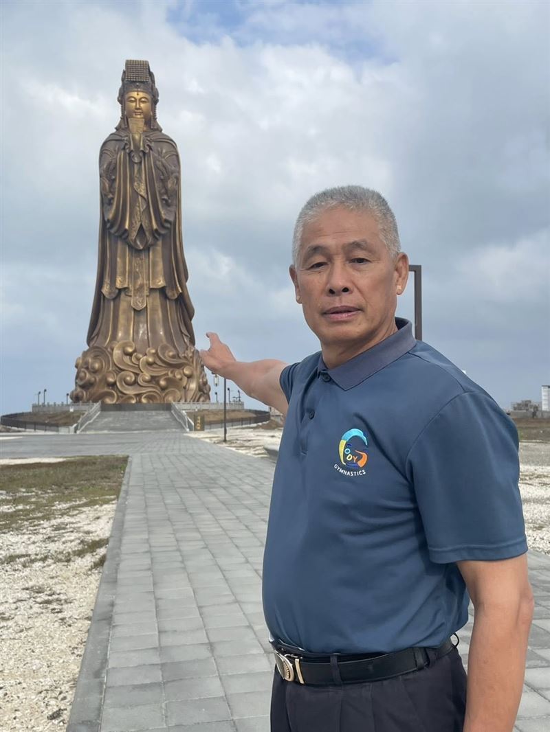 陳光復的無黨籍對手葉竹林，祝福他早日恢復健康。（圖／翻攝自葉竹林臉書）