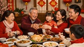 初二回娘家。（圖／AI生成）