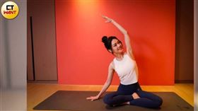 「蜜雪薇琪」成員蜜雪已持續練瑜伽長達7年時間。（圖／侯世駿攝）