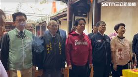 陳光復,賴清德,高雄榮總,澎湖縣長,縣長,情況,手術,總統,台南,武廟,參拜。（圖／翻攝畫面）