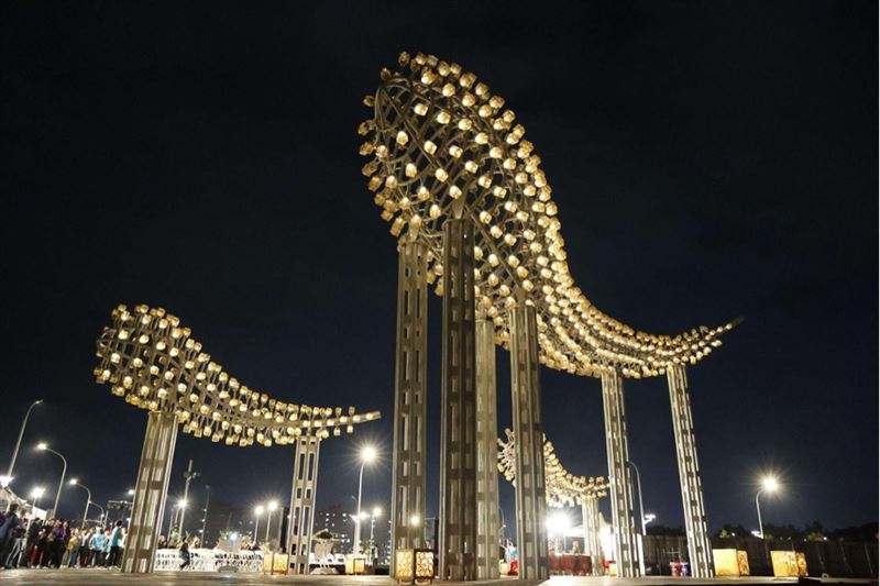 光之祥雲。（圖／雲林縣政府新聞處）