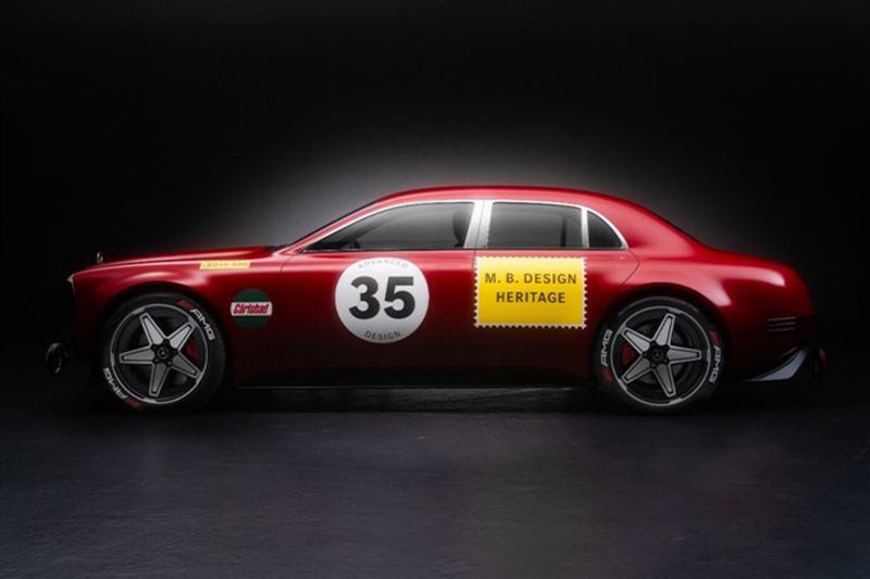 賓士AMG「紅豬」概念車。（圖／翻攝Gorden Wagener IG）