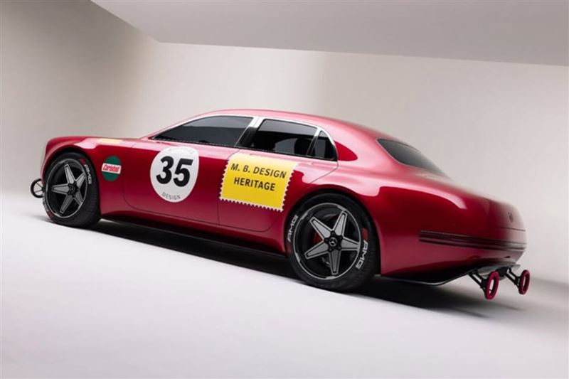 從未亮相的「紅豬」概念車。（圖／翻攝Gorden Wagener IG）