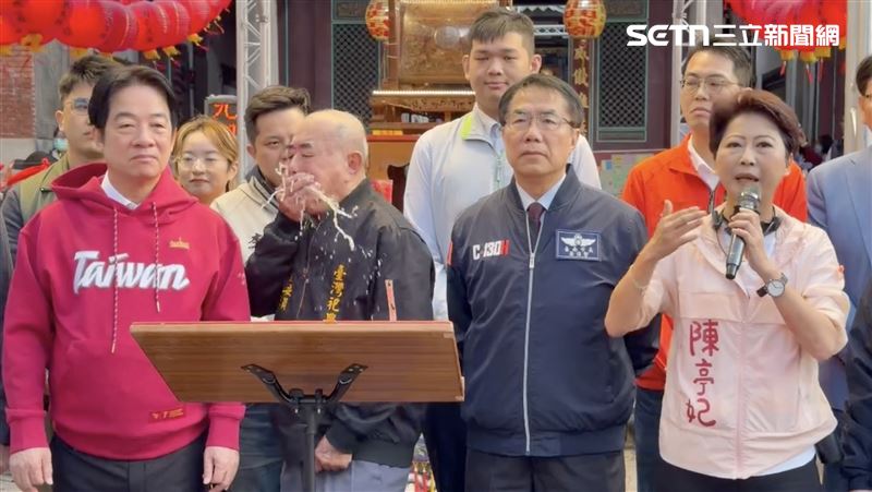 賴清德被噴吐!遭疑太淡定 黃偉哲發聲