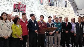 賴總統高雄宮廟走春　陳其邁、賴瑞隆陪