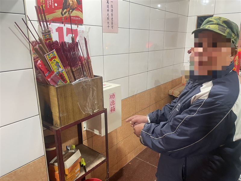 李姓男子被依竊盜現行犯逮捕。（圖／翻攝畫面）