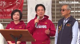 賴清德台中「新庄永順宮」參香、發放福袋（圖／翻攝畫面）