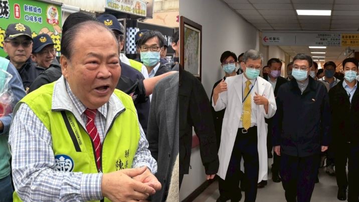 卓榮泰赴高榮探視陳光復 曝「最新病況」